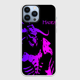 Чехол для iPhone 13 Pro Max с принтом Hades demon ,  |  | Тематика изображения на принте: hades | zagreus | бесконечные круги ада | демон | компьютерная игра | мифология | рогатый | череп