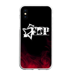 Чехол для iPhone XS Max матовый с принтом 5FDP RED SMOKE (Z) , Силикон | Область печати: задняя сторона чехла, без боковых панелей | 5fdp | 5фдп | ffdp | five finger death punch | ivan moody | living the dream | zoltan bathory | альтернатива | грув метал | золтан батори | музыка | ню метал | рок | хард рок