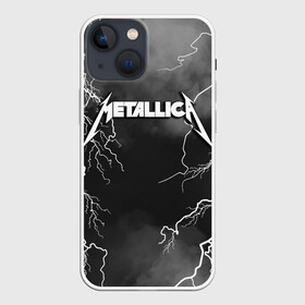 Чехол для iPhone 13 mini с принтом METALLICA РАЗРЯД МОЛНИИ ,  |  | metalica | metallica | группа | джеймс хэтфилд | кирк хэмметт | ларс ульрих | метал | металика | металлика | миталика | молния | музыка | разряд молнии | роберт трухильо | рок | трэш | трэшметал | хард | хеви