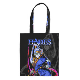 Шоппер 3D с принтом Hades Megaera , 100% полиэстер | Плотность: 200 г/м2; Размер: 34×35 см; Высота лямок: 30 см | hades | megaera | roguelike | аид | бесконечные круги ада | компьютерная игра | мегера | мифология