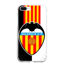 Чехол для iPhone 7Plus/8 Plus матовый с принтом FC VALENCIA ФК ВАЛЕНСИЯ , Силикон | Область печати: задняя сторона чехла, без боковых панелей | Тематика изображения на принте: fc valencia | fifa | football | football club. | sport | uefa | английская премьер лига | лига финал | матч | спорт | уефа | финал | фифа | фк валенсия | футбол | футбольный клуб