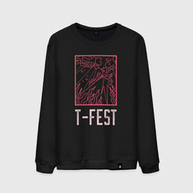 Мужской свитшот хлопок с принтом T-FEST , 100% хлопок |  | 0372 | t fest | рэп | рэпер | т фест | ти фест | тифест | тфест