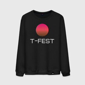 Мужской свитшот хлопок с принтом T-Fest , 100% хлопок |  | 0372 | t fest | рэпер | т фест | ти фест | тифест | тфест