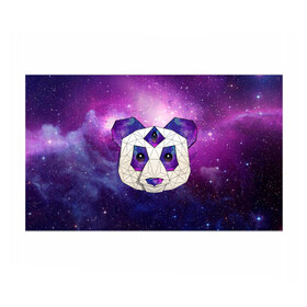 Бумага для упаковки 3D с принтом КОСМО-ПАНДА , пластик и полированная сталь | круглая форма, металлическое крепление в виде кольца | animal | bear | cosmo | geometry | night | panda | sky | stars | universe | геометрия | голова | животные | звезды | космос | медведь | мило | неон | ночь | панда