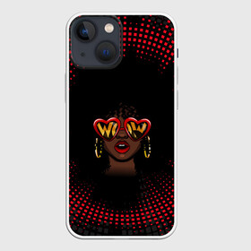 Чехол для iPhone 13 mini с принтом Поп дива ,  |  | pop art | wow | девушка | дива | поп | поп арт