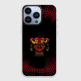 Чехол для iPhone 13 Pro с принтом Поп дива ,  |  | Тематика изображения на принте: pop art | wow | девушка | дива | поп | поп арт