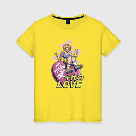 Женская футболка хлопок с принтом Kawaii Heart Anime Love , 100% хлопок | прямой крой, круглый вырез горловины, длина до линии бедер, слегка спущенное плечо | anime | chibi | in love | japan | japanese | kanji | kawaii | manga | mood | waifu | анимешник | анимешница | влюблена | влюблённость | кандзи | любовь | манга | настроение | рисунок в стиле аниме | розовое сердце | сердце