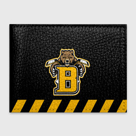 Обложка для студенческого билета с принтом BOSTON BRUINS , натуральная кожа | Размер: 11*8 см; Печать на всей внешней стороне | Тематика изображения на принте: black | boston | bruins | hockey | ice | logo | nhl | sport | usa | бостон | брюинз | кубок | логотип | медведь | нхл | спорт | стэнли | хоккей