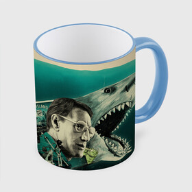 Кружка с принтом Jaws cup , керамика | ёмкость 330 мл | jaws | jaws 2 | jaws movie | кино | челюсти | челюсти 2 | челюсти фильм