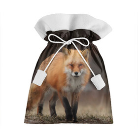 Подарочный 3D мешок с принтом Хитрая лисица , 100% полиэстер | Размер: 29*39 см | fox | foxy | животное | звери | лиса | лисенок | лисичка | милая | рыжая | фокс