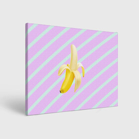 Холст прямоугольный с принтом Банан графический фон , 100% ПВХ |  | Тематика изображения на принте: банан | геометрический принт | графический принт | лавандовый | летний | лето | мятный | полоска | принт