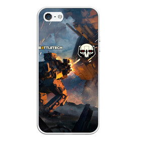 Чехол для iPhone 5/5S матовый с принтом Battletech warrior , Силикон | Область печати: задняя сторона чехла, без боковых панелей | Тематика изображения на принте: battle tech | battletech | game | games | батл тех | батлтеч | игра | игры | мех | мехи | роботы