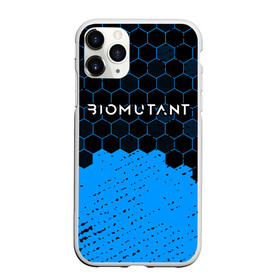 Чехол для iPhone 11 Pro матовый с принтом Biomutant - Hexagon , Силикон |  | bio | biomutant | game | games | mutant | био | биомутант | игра | игры | мутант | соты