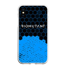 Чехол для iPhone XS Max матовый с принтом Biomutant - Hexagon , Силикон | Область печати: задняя сторона чехла, без боковых панелей | bio | biomutant | game | games | mutant | био | биомутант | игра | игры | мутант | соты