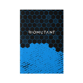 Обложка для паспорта матовая кожа с принтом Biomutant - Hexagon , натуральная матовая кожа | размер 19,3 х 13,7 см; прозрачные пластиковые крепления | bio | biomutant | game | games | mutant | био | биомутант | игра | игры | мутант | соты