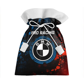 Подарочный 3D мешок с принтом БМВ - Racing , 100% полиэстер | Размер: 29*39 см | Тематика изображения на принте: auto | b m w | bmv | bmw | logo | m power | moto | performance | power | pro | racing | series | sport | авто | б м в | бмв | лого | логотип | марка | мото | перфоманс | символ | спорт