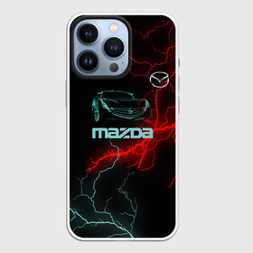 Чехол для iPhone 13 Pro с принтом Mazda ,  |  | auto | drift | neon | sport | авто | автомобили | автомобиль | автомобильные | бренд | внедорожники | дрифт | легковые | марка | спорт