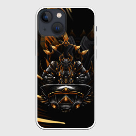 Чехол для iPhone 13 mini с принтом Монстр ,  |  | дьявол | мистика | монстр | темные силы | тьма | черное | чудовище