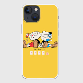 Чехол для iPhone 13 mini с принтом Loading Cup ,  |  | arkade | cup head | cuphead | game | games | аркада | игра | игры | кап хэд | капхед | купа хэд | сгз руфв | сгзруфв | чашкоголовый