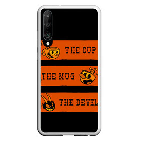 Чехол для Honor P30 с принтом CUP MUG DEVIL , Силикон | Область печати: задняя сторона чехла, без боковых панелей | arkade | cup head | cuphead | game | games | аркада | игра | игры | кап хэд | капхед | купа хэд | сгз руфв | сгзруфв | чашкоголовый