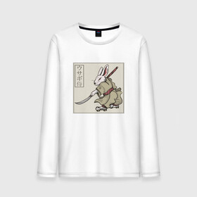 Мужской лонгслив хлопок с принтом Кролик Самурай Rabbit Samurai , 100% хлопок |  | Тематика изображения на принте: art | cyberpunk samurai | ninja | oni | rdsmry | ronin | samurai | shogun | ukiyo e | арт | живопись | животные | заяц | киберпанк самурай | мерч | прикол | путь воина | путь самурая | ронин | сёгун | токио | укиё э | фреска | харакири