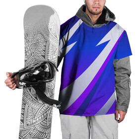 Накидка на куртку 3D с принтом SPORT STYLE BLUE , 100% полиэстер |  | 3d | 3д | sport | абстракция | линии | паттерн | соты | спортивный стиль | текстуры