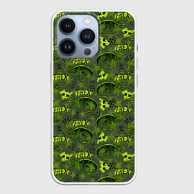 Чехол для iPhone 13 Pro с принтом Динозавры T rex ,  |  | t rex | абстракция | динозавры | паттерн | текстуры | тирекс