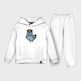 Детский костюм хлопок Oversize с принтом Смешной голубь мем ,  |  | baby | bird | dove | meme | pigeon | smile | взгляд | голубь | животные | звери | крылья | малыш | мем | мультяшный | пернатый | попка | прикольный | пташка | птенец | птица | птичка | пушистик | сизый голубь | смешной