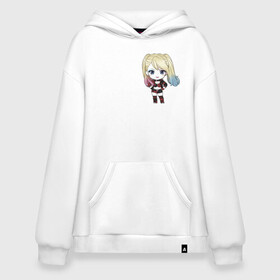 Худи SuperOversize хлопок с принтом Cute Anime Harley Quinn , 70% хлопок, 30% полиэстер, мягкий начес внутри | карман-кенгуру, эластичная резинка на манжетах и по нижней кромке, двухслойный капюшон
 | anime | anime dc | dc | dc comics | harleen | harleen quinzel | harley | harley quinn | аниме | аниме харли квинн | диси | комиксы диси | харли | харли квинн | харлин | харлин квинзель