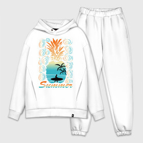 Мужской костюм хлопок OVERSIZE с принтом ЛЕТО ,  |  | beach | holiday | print | sea | summer | sun | surf | ананас | лето | море | острова | отдых | отпуск | пальмы | пейзаж | песок | пляж | серфинг | солнце