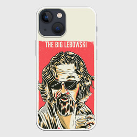 Чехол для iPhone 13 mini с принтом The Big Lebowski Dude ,  |  | big lebowski | donney | dude | lebowski | the big lebowski | the dude | walter | большой лебовски | лебовски | чувак