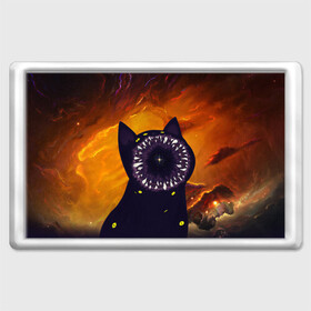 Магнит 45*70 с принтом Космический кот | Space Cat (Z) , Пластик | Размер: 78*52 мм; Размер печати: 70*45 | Тематика изображения на принте: cat | cats | colors | galaxy | meow | paints | space | star
nebula | абстракция | вселенная | галактика | звезда | звезды | космический | кот | котик | котики | коты | кошка | кошки | красивая кошка | краски | мяу | планеты