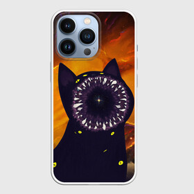 Чехол для iPhone 13 Pro с принтом Космический кот | Space Cat ,  |  | cat | cats | colors | galaxy | meow | paints | space | star
nebula | абстракция | вселенная | галактика | звезда | звезды | космический | кот | котик | котики | коты | кошка | кошки | красивая кошка | краски | мяу | планеты