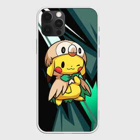 Чехол для iPhone 12 Pro Max с принтом Пикачу в костюме совы , Силикон |  | Тематика изображения на принте: anime | picachu | pikachu | аниме | милый | пика | пикачу | покебол | покемон