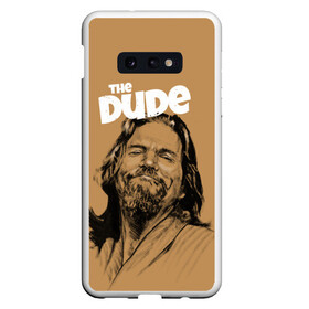 Чехол для Samsung S10E с принтом The Big Lebowski (Dude) , Силикон | Область печати: задняя сторона чехла, без боковых панелей | big lebowski | donney | dude | lebowski | the big lebowski | the dude | walter | большой лебовски | лебовски | чувак