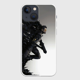Чехол для iPhone 13 mini с принтом Jensen Revolution ,  |  | cyberpunk | deus ex | game | games | адам дженсен | будущее | деус екс | деус экс | игра | игры | киберпанк