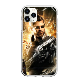 Чехол для iPhone 11 Pro матовый с принтом Adam Jensen , Силикон |  | cyberpunk | deus ex | game | games | адам дженсен | будущее | деус екс | деус экс | игра | игры | киберпанк