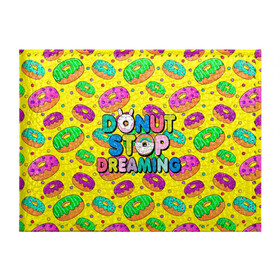 Обложка для студенческого билета с принтом DONUTS , натуральная кожа | Размер: 11*8 см; Печать на всей внешней стороне | candys | children | donut | dreaming | food | rainbow | stop | вкусняшки | детские | еда | желтый | крем | мечты | надписи | пончики | сладости | текстуры