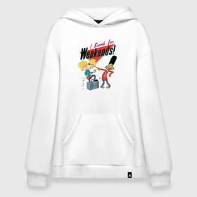 Худи SuperOversize хлопок с принтом Hey Arnold Nickelodeon , 70% хлопок, 30% полиэстер, мягкий начес внутри | карман-кенгуру, эластичная резинка на манжетах и по нижней кромке, двухслойный капюшон
 | arnie | arnold | burt | gerald | hey | johanssen | martin | nickelodeon | арни | арнольд | берт | джеральд | джохансен | мартин | мульт | мультфильм | никелодеон | эй