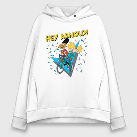 Женское худи Oversize хлопок с принтом Hey Arnold (Эй Арнольд) , френч-терри — 70% хлопок, 30% полиэстер. Мягкий теплый начес внутри —100% хлопок | боковые карманы, эластичные манжеты и нижняя кромка, капюшон на магнитной кнопке | arnie | arnold | burt | gerald | hey | johanssen | martin | nickelodeon | арни | арнольд | берт | джеральд | джохансен | мартин | мульт | мультфильм | никелодеон | эй