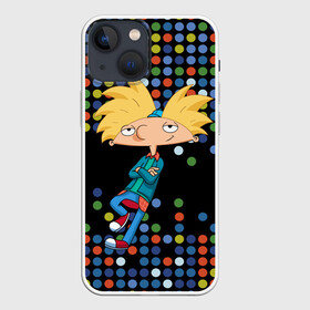 Чехол для iPhone 13 mini с принтом Хей, Арнольд ,  |  | hey arnold | nickelodeon | арнольд | арнольд шортмэн | мультсериал | школьные приключения | эй