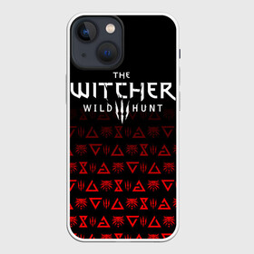 Чехол для iPhone 13 mini с принтом THE WITCHER [1] ,  |  | the witcher | the witcher wild hunt | ведьмак | ведьмак 3: дикая охота