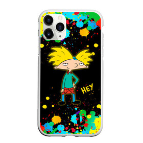 Чехол для iPhone 11 Pro Max матовый с принтом Эй Арнольд! Hey Arnold , Силикон |  | arnold shortman | helga pataki | hey | hey arnold | nickelodeon | арнольд | арнольд шортмэн | гарольд | детям | джеральд | мальчик | мультфильм | никелодеон | парень | репоголовый | ронда | сидни | старые мультики | стинки