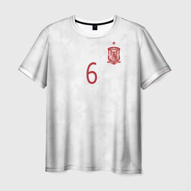 Мужская футболка 3D+ с принтом Коке сборной Испании , 100% микрофибра | круглый вырез горловины, длина до линии бедер | 2021 | championship | cup | dzyuba | koke | russia | world | европы | испания | коке | мира | мундиаль | форма | футбол | футболист | чемпионат