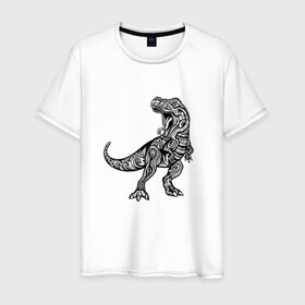 Мужская футболка хлопок с принтом Тираннозавр узор Мандала , 100% хлопок | прямой крой, круглый вырез горловины, длина до линии бедер, слегка спущенное плечо. | art | ethnic | grunge | mandala | pattern | pop culture | rex | science | t rex | tribal | tyrannosaurus rex | vintage | арт | вензеля | винтаж | гранж | динозавр | наука | паттерн | популярная культура | теропод | ти рекс | тиранозавр | тирекс | хищник |