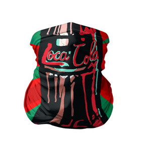 Бандана-труба 3D с принтом Loca-Cola , 100% полиэстер, ткань с особыми свойствами — Activecool | плотность 150‒180 г/м2; хорошо тянется, но сохраняет форму | Тематика изображения на принте: coca cola | cocacola | pepsi | пепси