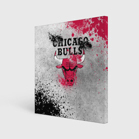 Холст квадратный с принтом CHICAGO BULLS [8] , 100% ПВХ |  | basketball | bulls | chicago | chicago bulls | jordan | nba | баскетбол | джордан | нба | чикаго буллз