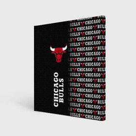 Холст квадратный с принтом CHICAGO BULLS [7] , 100% ПВХ |  | basketball | bulls | chicago | chicago bulls | jordan | nba | баскетбол | джордан | нба | чикаго буллз