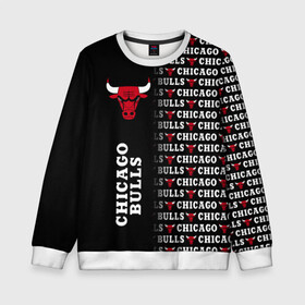 Детский свитшот 3D с принтом CHICAGO BULLS [7] , 100% полиэстер | свободная посадка, прямой крой, мягкая тканевая резинка на рукавах и понизу свитшота | basketball | bulls | chicago | chicago bulls | jordan | nba | баскетбол | джордан | нба | чикаго буллз