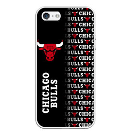 Чехол для iPhone 5/5S матовый с принтом CHICAGO BULLS [7] , Силикон | Область печати: задняя сторона чехла, без боковых панелей | basketball | bulls | chicago | chicago bulls | jordan | nba | баскетбол | джордан | нба | чикаго буллз